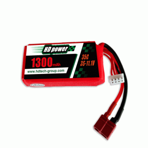 HD POWER 1300mAh 35C 3S 11.1V lipo battery