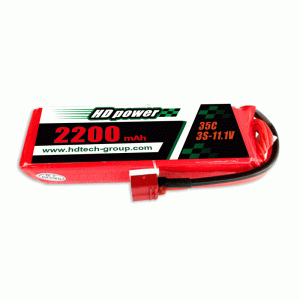 HD POWER 2200mAh 35C 3S 11.1V lipo battery