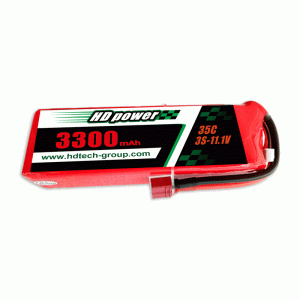 HD POWER 3300mAh 35C 3S 11.1V lipo battery