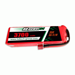 HD POWER 3700mAh 35C 3S 11.1V lipo battery