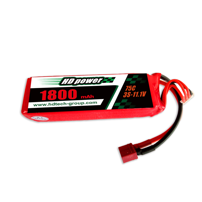 HD  POWER 1800mAh 75C 3S 11.1V lipo battery