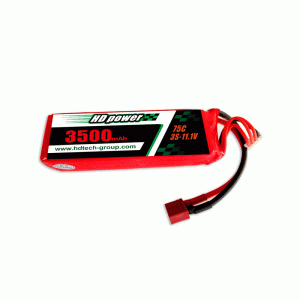 HD  POWER 3500mAh 75C 3S 11.1V lipo battery