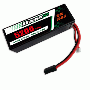 HD 5200mAh 100C 3S 11.1V Hard case RC car battery