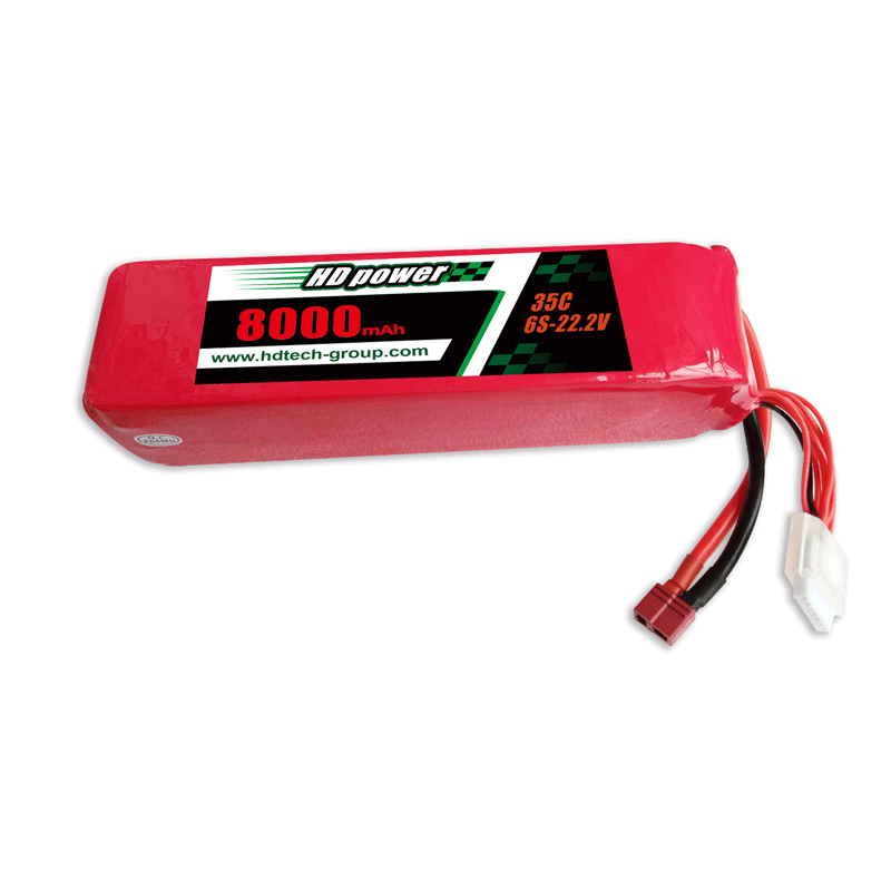 HD POWER 8000mAh 6S 35C 22.2V for UAV